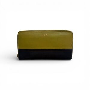 Celine Bi-Color Multifunction Large Zipped Wallet